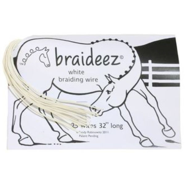 Braideez Braiding Wire, White