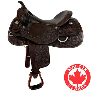 Western Rawhide Champion Pro Reiner Saddle, 16 1/2"