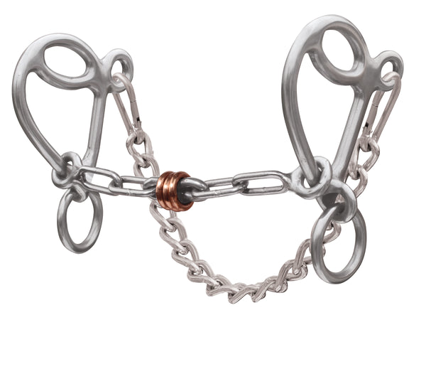 OFF- Professional's Choice Short Shank Loose Ring Gag Chain with Copper Rings