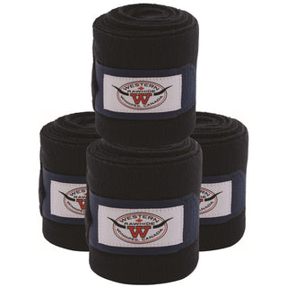 Western Rawhide Anti-Pilling Polo Wraps, Navy