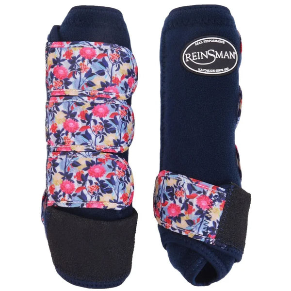 Reinsman Apex Sport Boots 2 Pack, Navy Floral