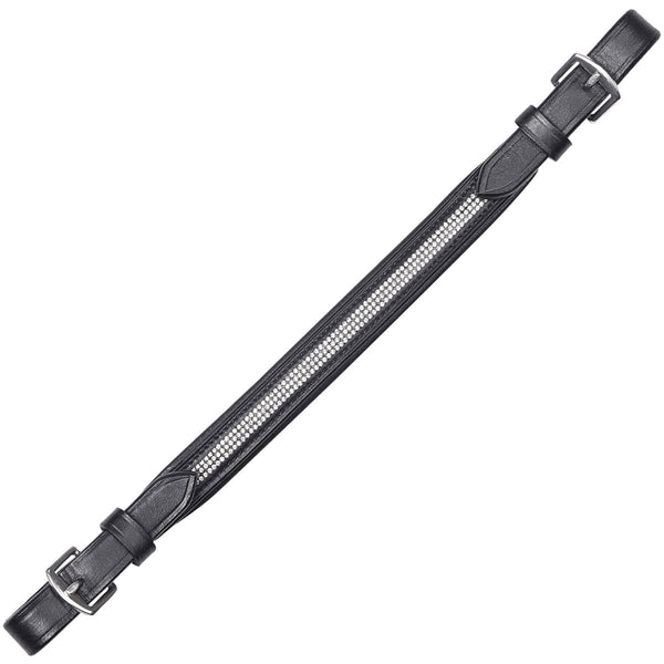 Waldhausen Saddle Handle with Rhinestones, Black/Silver