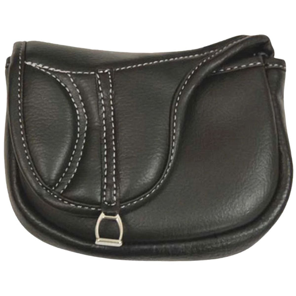 Intrepid International Saddle Shaped Treat Bag, Black