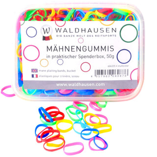 Waldhausen Extra Wide Braiding Elastics, Rainbow