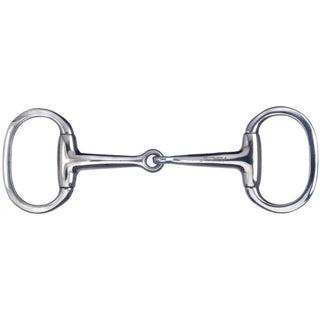 Metalab Jointed Snaffle Eggbutt Bit, 5 1/2"