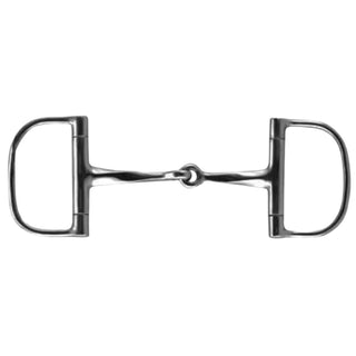 Coronet Slow Twist Dee Ring Snaffle Bit, 4"