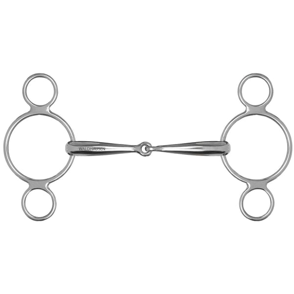 Waldhausen 3 Ring Gag Bit, 145mm (5.71")