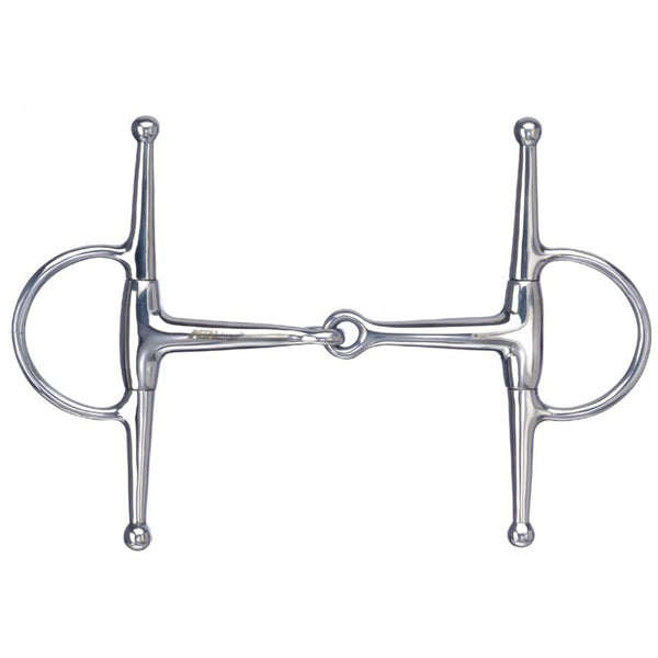 Metalab Jointed Snaffle Full Cheek Eggbutt Bit, 5"