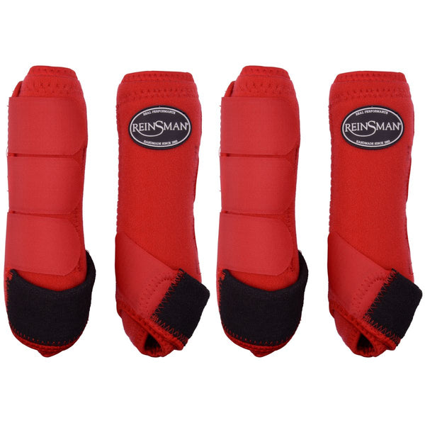 Reinsman Apex Sport Boots 4 Pack, Red