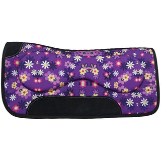 Purple Daisy Built Up Felt Pad, 31"x32"