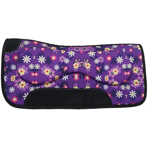 Purple Daisy Built Up Felt Pad, 31"x32"