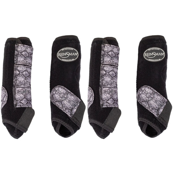 Reinsman Apex Sport Boot 4 Pack, Black Snake