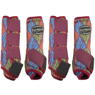 Reinsman Apex Sport Boots 4 Pack, Ruby Leaf