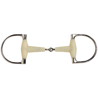 Happy Mouth Jointed Mouth Round D Racing Bit, 5 1/2"