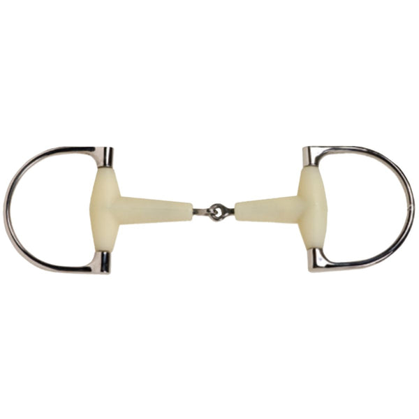 Happy Mouth Jointed Mouth Round D Racing Bit, 5 1/2"