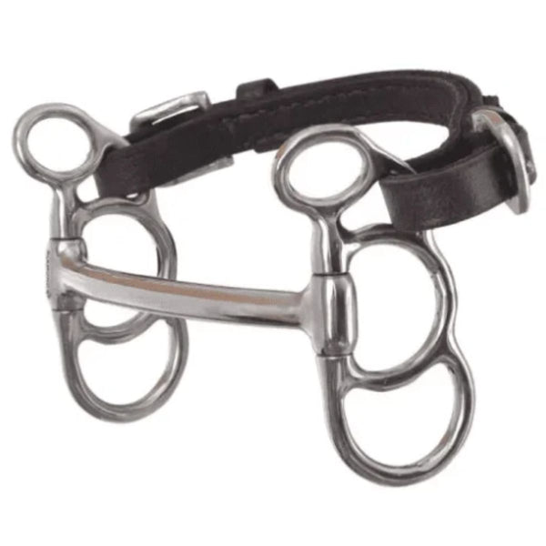 Diamond R 2 Ring Mullen Butterfly Pony Bit, Mullen Mouth, 4"