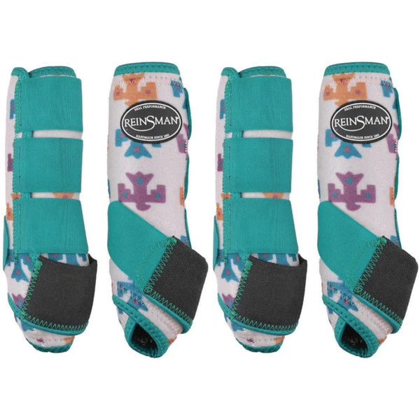 Reinsman Apex Sport Boots 4 Pack, Emerald Thunderbird