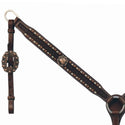 Country Legend Copper Cactus Breastcollar, Tan Lace