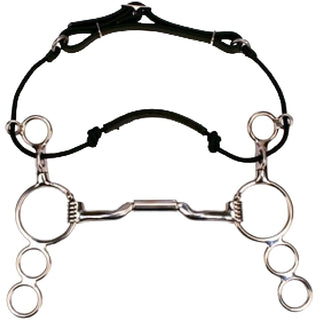 Myler 3-Ring Combination Low Port Comfort Snaffle Bit, 5"