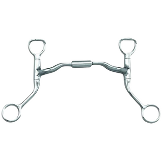 Myler Low Port HBT Snaffle Shank Bit, 5"