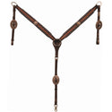 Country Legend Copper Cactus Breastcollar, Blue Lace