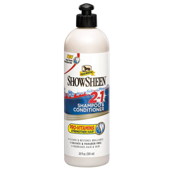 Absorbine Showsheen 2 in 1 Shampoo & Conditioner, 590ml