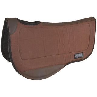 Reinsman Rancher Canvas Top Saddle Pad, Brown