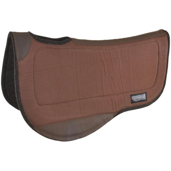 Reinsman Rancher Canvas Top Saddle Pad, Brown