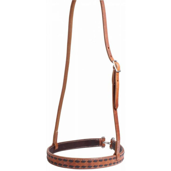 Professional's Choice Buckstitched Harness Leather Tiedown Noseband