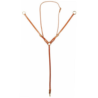 Western Rawhide Harness Leather Martingale, 3/4"