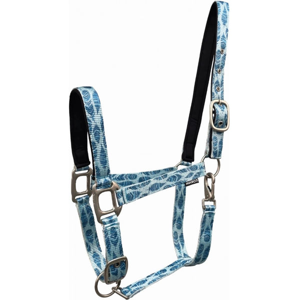 Country Legend Feather Cob Halter, Light Blue