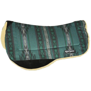 Reinsman Square Apex Wool Pad Wild West - Turquoise in 31 - FD Saddlery Reinsman Square Apex Wool Pad Wild West - Turquoise in 31 - FD Saddlery