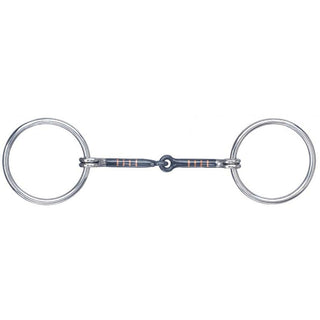 Western Rawhide Black Steel Snaffle Bit, 4 1/2"