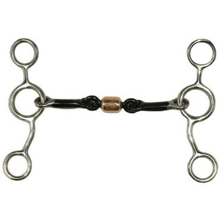 Cowboy Tack Junior Cow Horse Roller Gag Bit, 5"