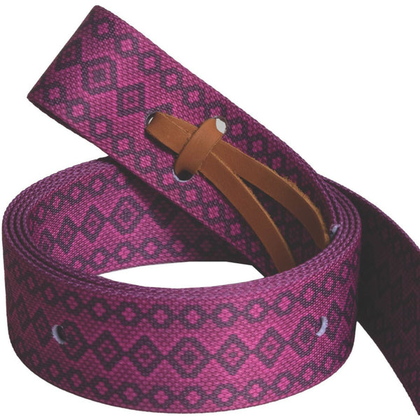 Mustang Nylon Tie Strap, Raspberry Snakeprint