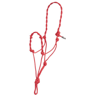 Mustang Twisted Rope Halter, Red