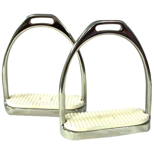 Coronet Fillis Stainless Steel Stirrup Irons, 4 1/4"