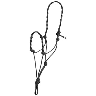 Mustang Twisted Rope Halter, Black