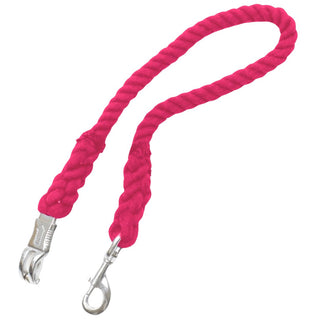 Equi-Essentials 3 Ply Cotton Trailer Tie, Raspberry