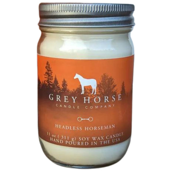 Grey Horse 11oz. Candle, Headless Horseman(HALLOWEEN LIMITED EDITION)