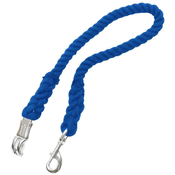 Equi-Essentials 3 Ply Cotton Trailer Tie, Blue