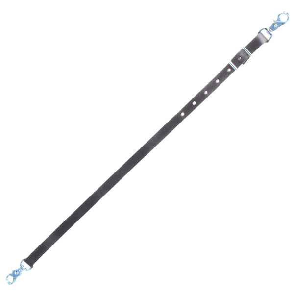 Western Rawhide Short Tie Down, Dark Walnut