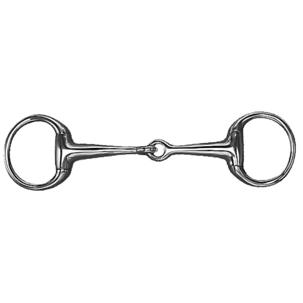 Albacon German Silver Dressage Bradoon Eggbutt Bit, 5 1/4"