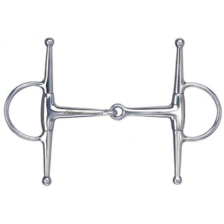 Metalab Full Cheek Eggbutt Snaffle Bit, 5 1/2'