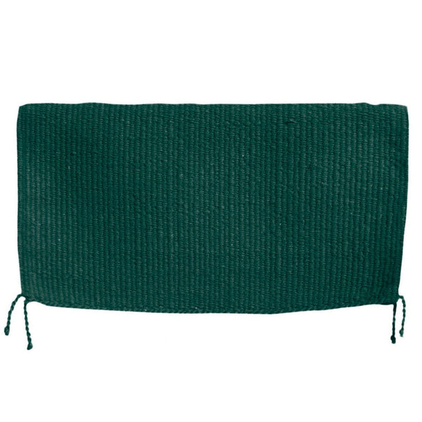 Sierra 34" x 36" Wool Saddle Blanket, Hunter Green