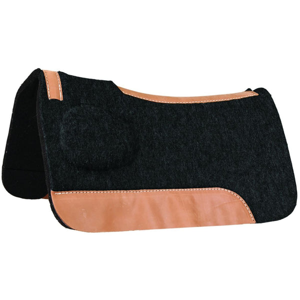 Mustang 1" CorrectFit Saddle Pad, Black