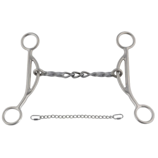 Magic Barrel Racing Sliding Gag Bit,  5 1/4"