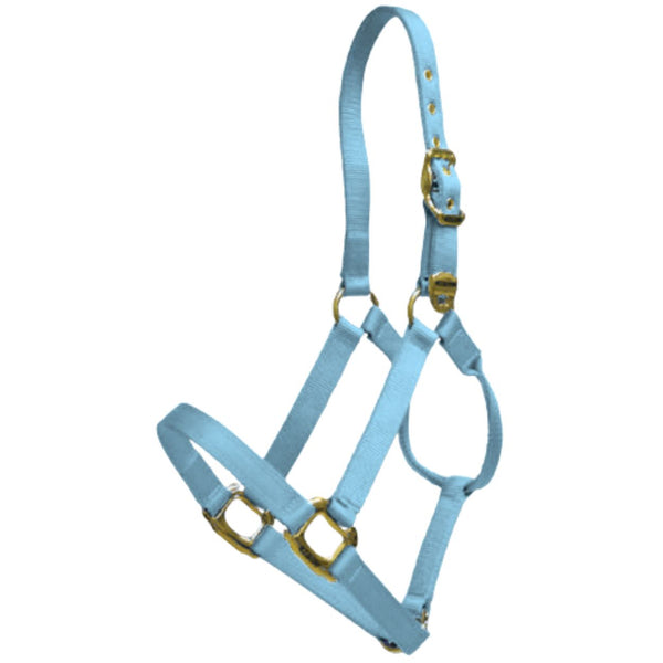 Lami-Cell Nylon Cob Halter, Steel Blue