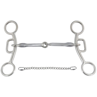 Marley Smooth Square Gag Bit, 5 1/4"