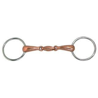 Coronet Copper Oval Link Loose Ring Bit, 5 1/2"